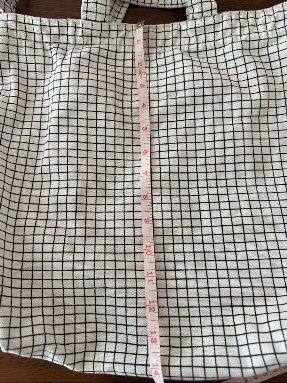 Set of 2 BAGGU Canvas Totes – Cow Print & Grid Pattern – EUC/Pre-Loved - Picture 10 of 16